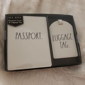 Rae Dunn Passport Holder & Luggage Tag